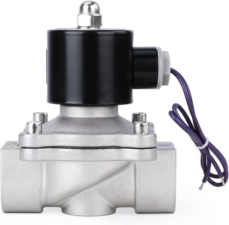 U.S. Solid 1/2" Stainless Steel Electric Solenoid Valve 12V DC Normally Closed - Image 4